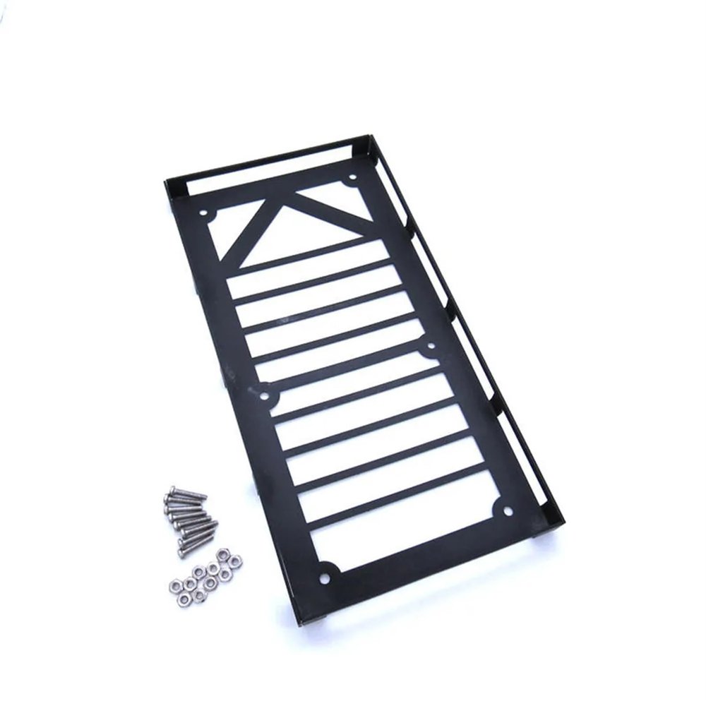 1/16 Scale RC Car Roof Rack Luggage Carrier Compatible with C24 Model Accessories(Black)
