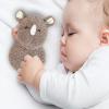 Doindute Baby Rhino Soft Rattle Toy, Plush Rhino Infant Shaker Rattle Easy-Grasp Stuffed Animal Toy, Gifts for Newborns Babies Toddlers Boys Girls, Brown, 6 Inches view 4
