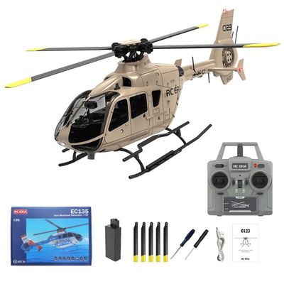 OYDL C123 RC Helicopter Model,1/36 2.4G 6CH 6G/3D 6-Axis Gyro Single-Rotor Remote Control Airplane Flying Military Aircraft Toy with Optical Flow Positioning for Beginner Adults - RTF