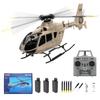 OYDL C123 RC Helicopter Model,1/36 2.4G 6CH 6G/3D 6-Axis Gyro Single-Rotor Remote Control Airplane Flying Military Aircraft with Optical Flow Positioning for Beginner Adults - RTF view 1