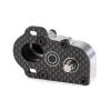 Tiny Portal Transmission 48P Gearbox with Slipper Pad for 1/10 LCG Chassis Cheater Rigs Capra AR45P CP44 Enduro Comp Fox Portal Axle Comp Builds (Silver) view 4