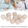 40pcs Polyhedral Dice, 12 Sided Dice Set, Clear Numbers Prevent Oxidation for Game Teaching (White) view 3