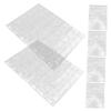 SECFOU 6sheets Coin Collecting Holder Loose-Leaf Bill Storage Album Replacement Pages for Stamp and Coin Collectors Material view 1