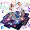 DEVBEST 2024 Upgraded Dance Mat for Kids Light-Up, Multi-Button Dance Pad with Wireless Bluetooth, LED Lights, Adjustable Volume & Music, Built-in Music 5 Game Modes, Ideal Birthday for 3-12 Year Olds view 1