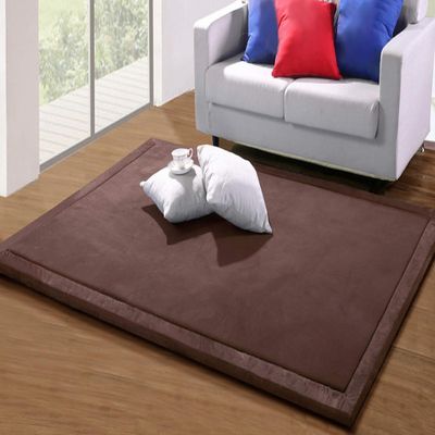 DSSHENGDS Living Room Home Decor Coral Fleece Area Rug,Modern Nursery Washable Kids Bedroom Rug,Girls Boys Soft Non-Slip Soft Mat,2cm Thick Kids Carpet-E- 100 * 240cm
