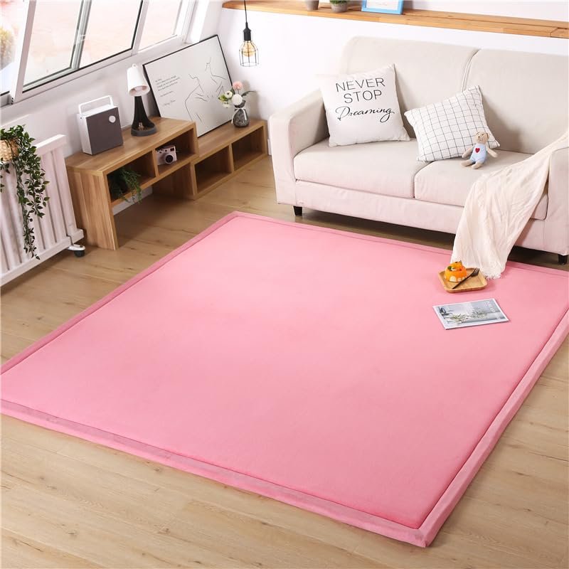 DSSHENGDS Living Room Home Decor Coral Fleece Area Rug,Modern Nursery Washable Kids Bedroom Rug,Girls Boys Soft Non-Slip Soft Mat,2cm Thick Kids Carpet 2cm-J- 80 * 150cm