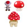 3 Piece Mushroom Plush Toy, Frog Mushroom Hat Stuffed Animals Hugging Throw Pillow Plushies Doll Toy(10 Inch) With 2 Piece Mushroom Plush Toy Gift for Birthday Valentine Thanksgiving Christmas Day view 1