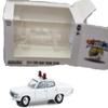Greenlight 43011L Hot Pursuit - 1971-78 AMC Matador Police Cruiser- White (Hobby Exclusive) with Light Bar 1:64 Scale Diecast view 2