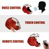 ATOKNG Iron Hero MK 5 1:1 Wearable Helmet :Voice, Touch, and Remote Control, Realistic Sound Effects, Can Cosplay and Collectible Figures for Man and Teen Ideal Gift Silver view 2