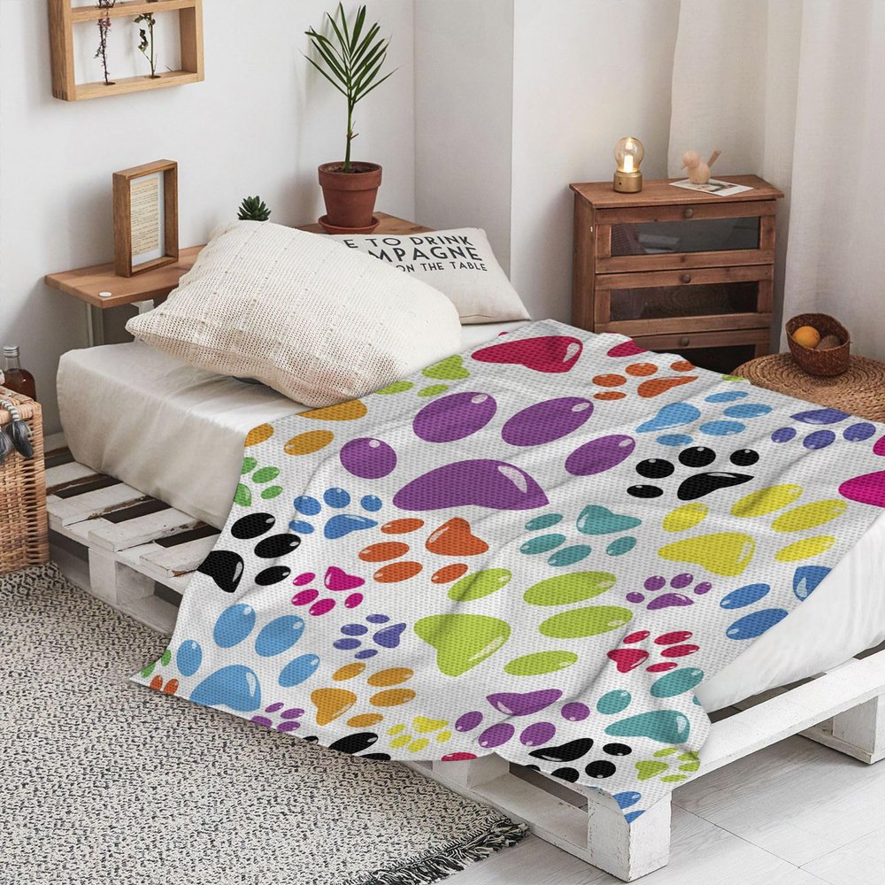 DONGDAWAN Sofas Plush Flannel Blanket On It for Kids Girls Tiger Fur Stripes Jungle Yellow Orange Black Leather Camoue Print Fluffy Throw Blanket for Baby Toddler Crib Couch, 50"x40"