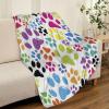 DONGDAWAN Sofas Plush Flannel Blanket On It for Kids Girls Tiger Fur Stripes Jungle Yellow Orange Black Leather Camoue Print Fluffy Throw Blanket for Baby Toddler Crib Couch, 50"x40" view 4