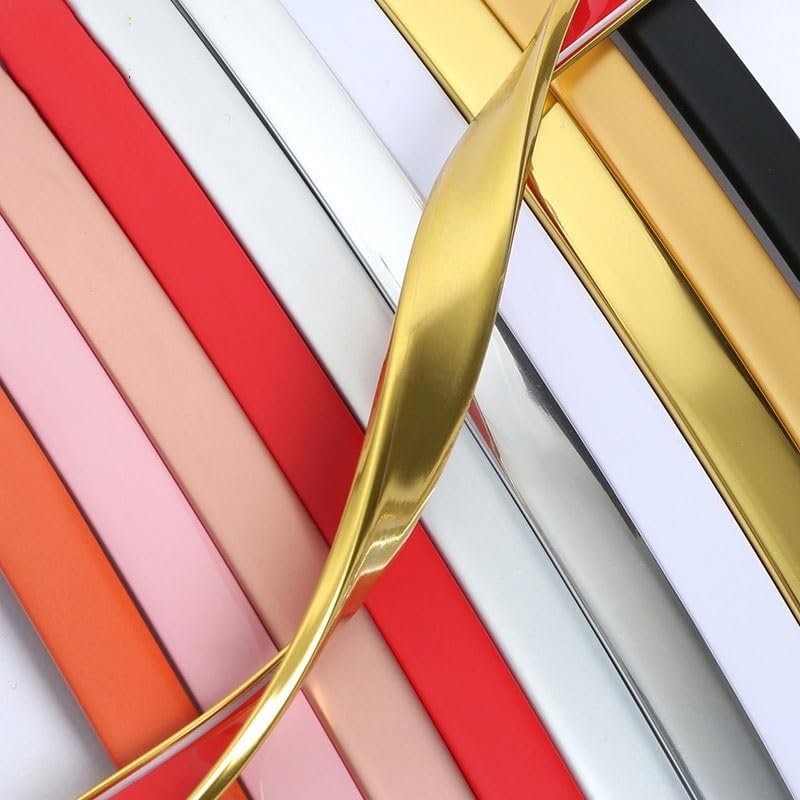 1640ft Edge Guard U-Shape Edge Banding Self Adhesive TPE Edge Protector Strip, Glossy Corner and Edge Bumper Guards, Edge Protector for Cabinet Repair, U Channel Molding Trim Bar Edging(Redwood grain,