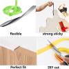 1640ft Edge Guard U-Shape Edge Banding Self Adhesive TPE Edge Protector Strip, Glossy Corner and Edge Bumper Guards, Edge Protector for Cabinet Repair, U Channel Molding Trim Bar Edging(Redwood grain, view 3
