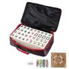 Chinese Mahjong Tiles, 144 Tiles Mahjong, Mahjong Game Set with Portable Travel Tote Bag, for Travel, Family Gathering(36mm) view 1