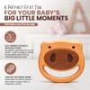 HippoToys Wooden Baby Rattle for 0 to 12 Months | No Paint, No Plastic, No Toxins | Montessori Inspired Natural Baby Toy | Calm Muted Sound | 100 Percent Natural Beechwood | Ideal for Baby Gifting view 2
