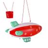 E-TING Santa Clothing Accessories Inflatable Fire Balloon Ship Flying Boat for elf Doll Christmas DecorationDoll is not Included view 3