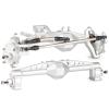 7075 Aluminum Offset Portal Axle with BTA Servo Mount for LCG Chassis 1/10 Cheater Rigs Axial Capra SCX10 III Comp Builds (Silver Set) view 1
