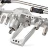 7075 Aluminum Offset Portal Axle with BTA Servo Mount for LCG Chassis 1/10 Cheater Rigs Axial Capra SCX10 III Comp Builds (Silver Set) view 4