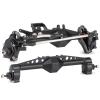7075 Aluminum Offset Portal Axle with BTA Servo Mount for LCG Chassis 1/10 Cheater Rigs Axial Capra SCX10 III Comp Builds (Black Set) view 1