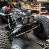 7075 Aluminum Offset Portal Axle with BTA Servo Mount for LCG Chassis 1/10 Cheater Rigs Axial Capra SCX10 III Comp Builds (Black Set) view 2