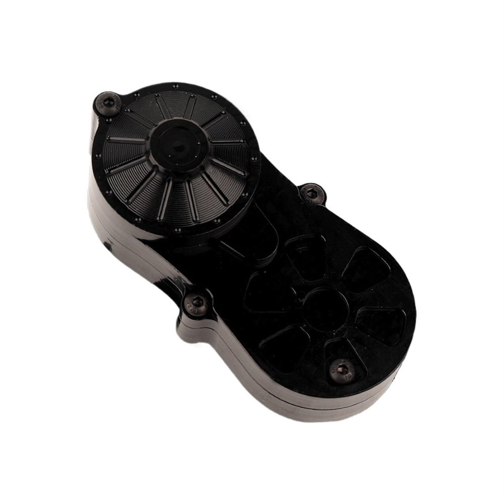 1/8 Metal Transmission Gearbox Case Cover for Losi LMT 1:8 RC Car Compatible Upgraded Parts Accessories(Black)