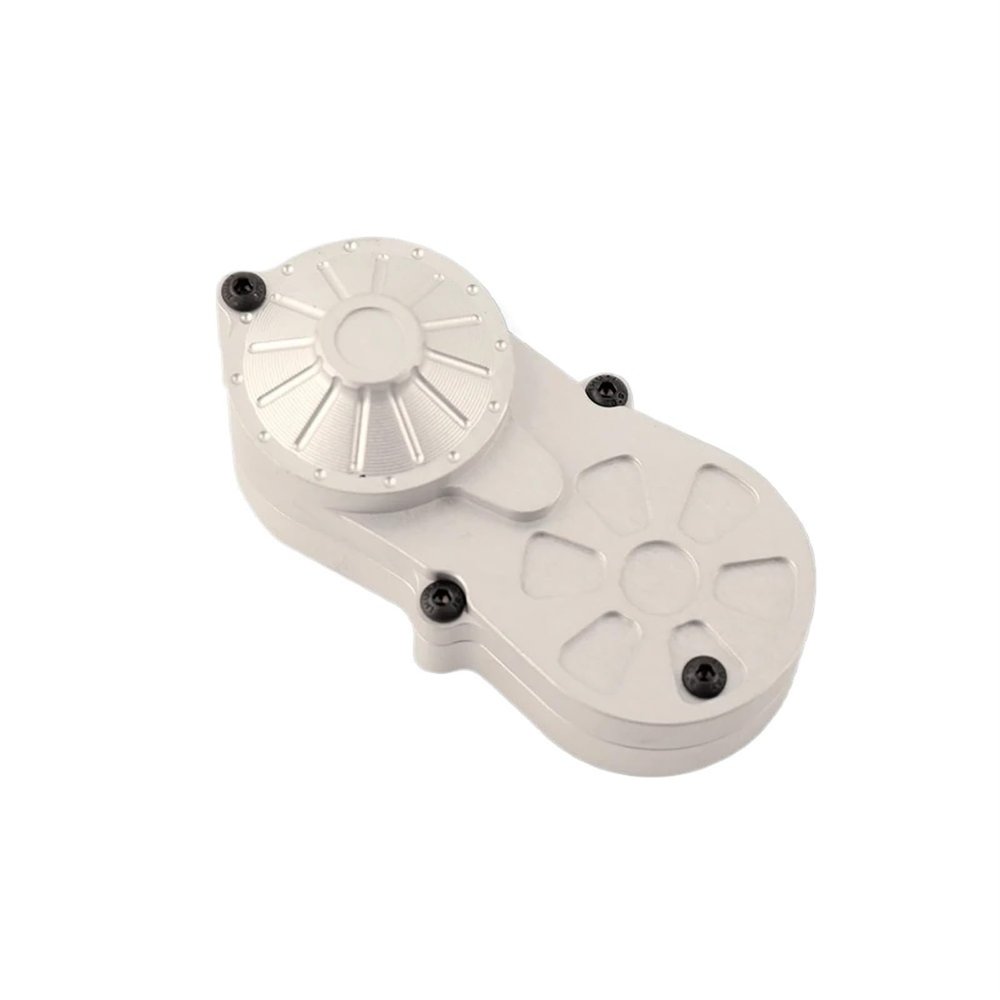 1/8 Metal Transmission Gearbox Case Cover for Losi LMT 1:8 RC Car Compatible Upgraded Parts Accessories(Silver)