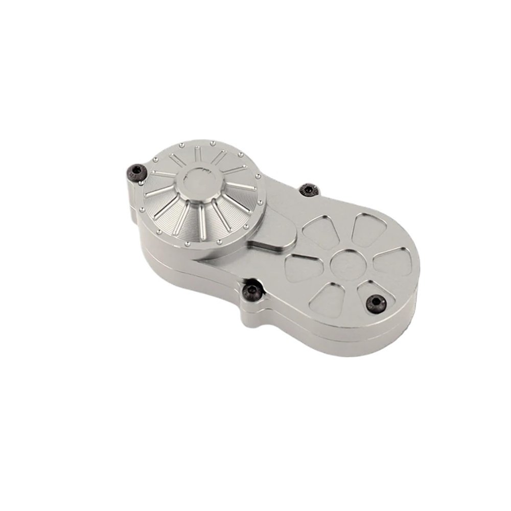 1/8 Metal Transmission Gearbox Case Cover for Losi LMT 1:8 RC Car Compatible Upgraded Parts Accessories(Titanium)