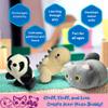3-Pack 8" Make Your Own Stuffed Animal Kit - No Sew Crafts for Kids - DIY Children Dinosaur Pillow - Unstuffed Plush Animals Kit (Traditional) view 4