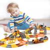 281 PCS Race Tracks Construction Toys for 3 4 5 6 7 8 9 Year Old Boys Girls, 4 PCS Truck Car, Tower Crane, Toddler Track for 4-6, Christmas Birthday Gifts for Age 3-5, Engineer Building SetKids Toys view 2