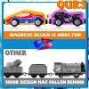 Toys for Boys Kids: 11 Magnetic Train Car Set, Spider-Toys for Boys, Travel Montessori Wooden Toy for Toddlers, Birthday Superhero Gifts for Kids view 2