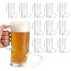 4E's Novelty Cowboy Boot Mug Cups 12 Pack - 17 oz Reusable Hard Plastic, BPA Free Cowgirl Drink Mugs for Western Birthday Party Supplies Table Centerpiece Decorations view 1