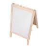 ToysCentral Basics Wooden Kids Easel, Foldable Standing Art Easel with Double Sided Magnetic Whiteboard & Blackboard, Large Painting Space, Classic Style, #311 view 1