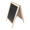 ToysCentral Basics Wooden Kids Easel, Foldable Standing Art Easel with Double Sided Magnetic Whiteboard & Blackboard, Large Painting Space, Classic Style, #311 view 4