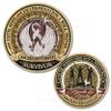 Armor Coin & Emblem - Cancer Survivor Challenge Coin  Rising Phoenix of Strength & Hope (Without Tin Box) view 1