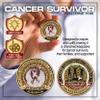 Armor Coin & Emblem - Cancer Survivor Challenge Coin  Rising Phoenix of Strength & Hope (Without Tin Box) view 2