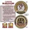 Armor Coin & Emblem - Cancer Survivor Challenge Coin  Rising Phoenix of Strength & Hope (Without Tin Box) view 3