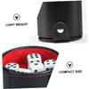 Abaodam Professional Pu Leather Dice Cup Set with Double-Layer Lid Includes Dice for and Family Entertainment view 2