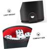 Abaodam 2sets Portable Pu Leather Dice Cup Double-Layer Lid Includes Dices for Table Games Board Games Indoor Entertainment Practical Comfortable Design view 2