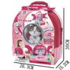 Pet Hospital Deluxe Set Backpack 3 in 1 for Girls Aged 3 to 7 Years, with Acrylic Window and pet & Accessories. view 3