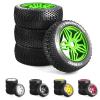 116mm 1/8 RC Off Road Buggy Tire Wheel 17mm Hex Compatible with ARRMA ZD Racing(Green) view 2
