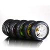 116mm 1/8 RC Off Road Buggy Tire Wheel 17mm Hex Compatible with ARRMA ZD Racing(Green) view 4