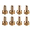 8pcs Brass M2 Long Wheel Nuts 5mm 8mm for 1/24 RC Crawler Vehicle Axial SCX24 AX24 Upgrade Accessories(8mm) view 1