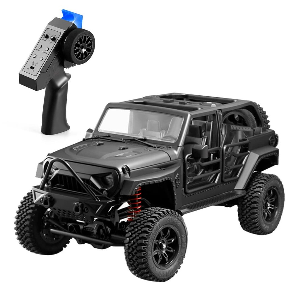 XURUYI MN-128 RC Cars Jeep 1/12 RC Crawler 2.4G RC Jeep RC Rock Crawler RC Truck 4x4 RC Car Vehicle Model (RTR Version/Black)