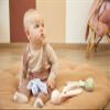 KALOO - Lapinoo - Rabbit Rattle Ball - 6 cm - Blue - Rattle Ball for Babies in Velvet - Ultra Soft Material - From Birth - K218024 view 4