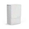 Boltquan Pearlized White Tarot Card Holder with Light Blue Interior  Fold-Top Case with Magnetic Lid Closure  Fits Standard Tarot Decks  Outer Dimensions 5.39 x 3.38 x 2 Inches (Pearlized White) view 1
