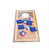 3" mini Bean Bag toss Stars and Stripes Themed mini Cornhole view 1