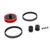 Adjustable Aluminum Alloy Belt Drive Transmission Gear System with Wheel Base Pulley for Axial SCX10 1/10 90046 90047 RC Car view 1
