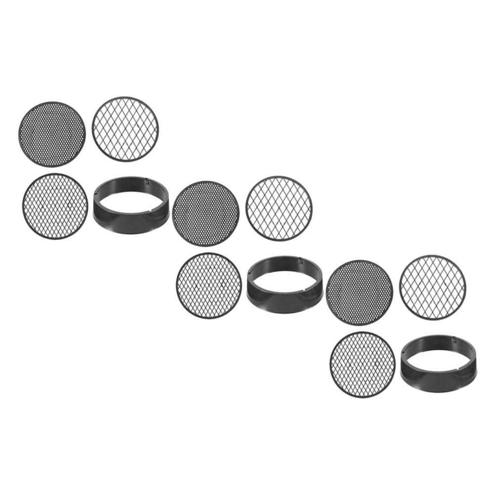 BEBEMOKO 9pcs Plastic Soil Sifting Sieve for Garden Use Lightweight Mesh Tool for Sifting Soil Rocks and Debris Planting and Composting