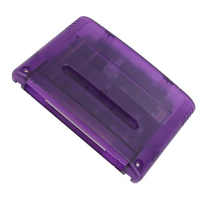 Multi Game Cartridge for SFC, 3000 in 1 Game Flash Memory Card, with 8GB Memory Card, Game Cartridge Expansion Card for SNES, SFC Gaming Console (Transparent Violet)
