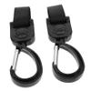 RORPOIR 2pcs Stroller Hooks for Bags Rotating Stroller Hook Clips Simple to Install for Shopping Hanging Purse view 1